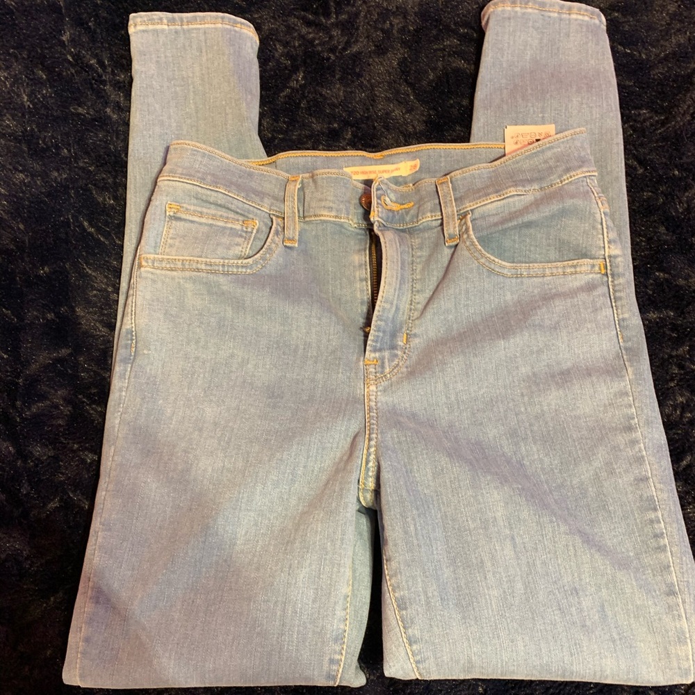 High Rise Super Skinny Levi’s